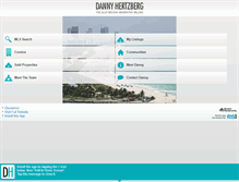 Tablet Screenshot of dannyhertzberg.com